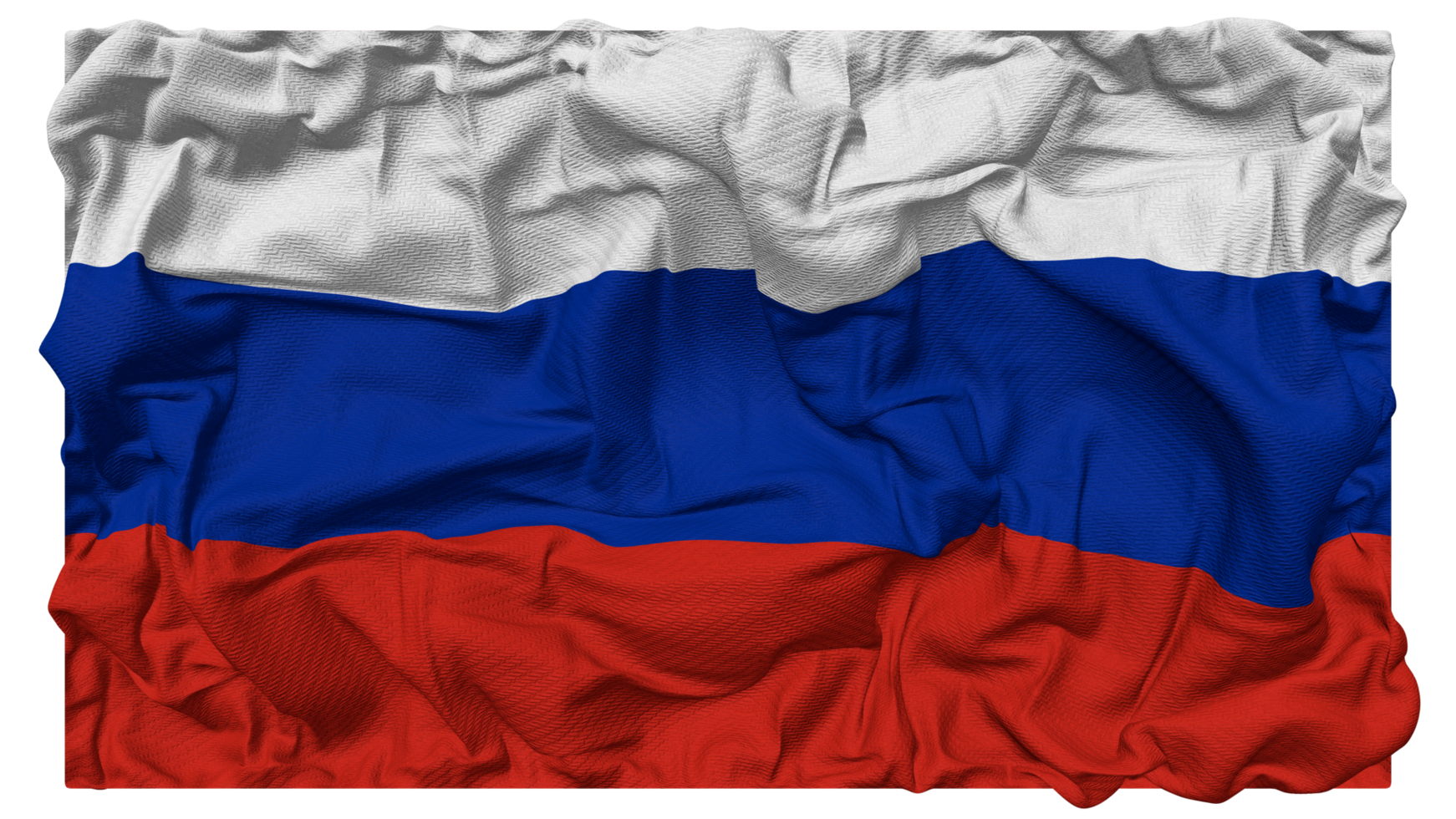 Rússia bandeira ondas com realista colisão textura, bandeira fundo, 3d Renderização png