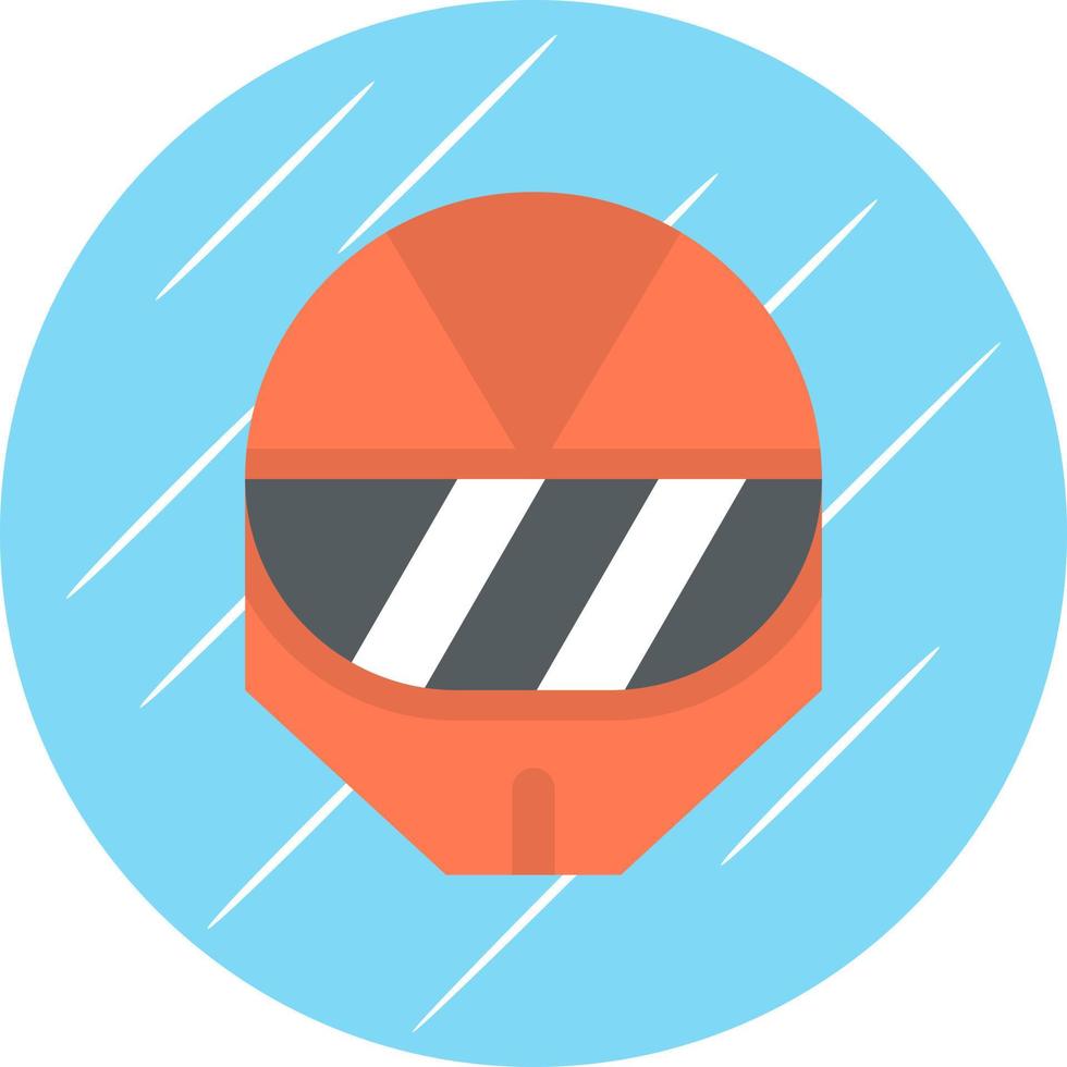 Racing Helmet Vector Icon Design