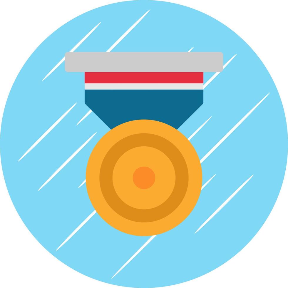 Silver Medal Vector Icon Design