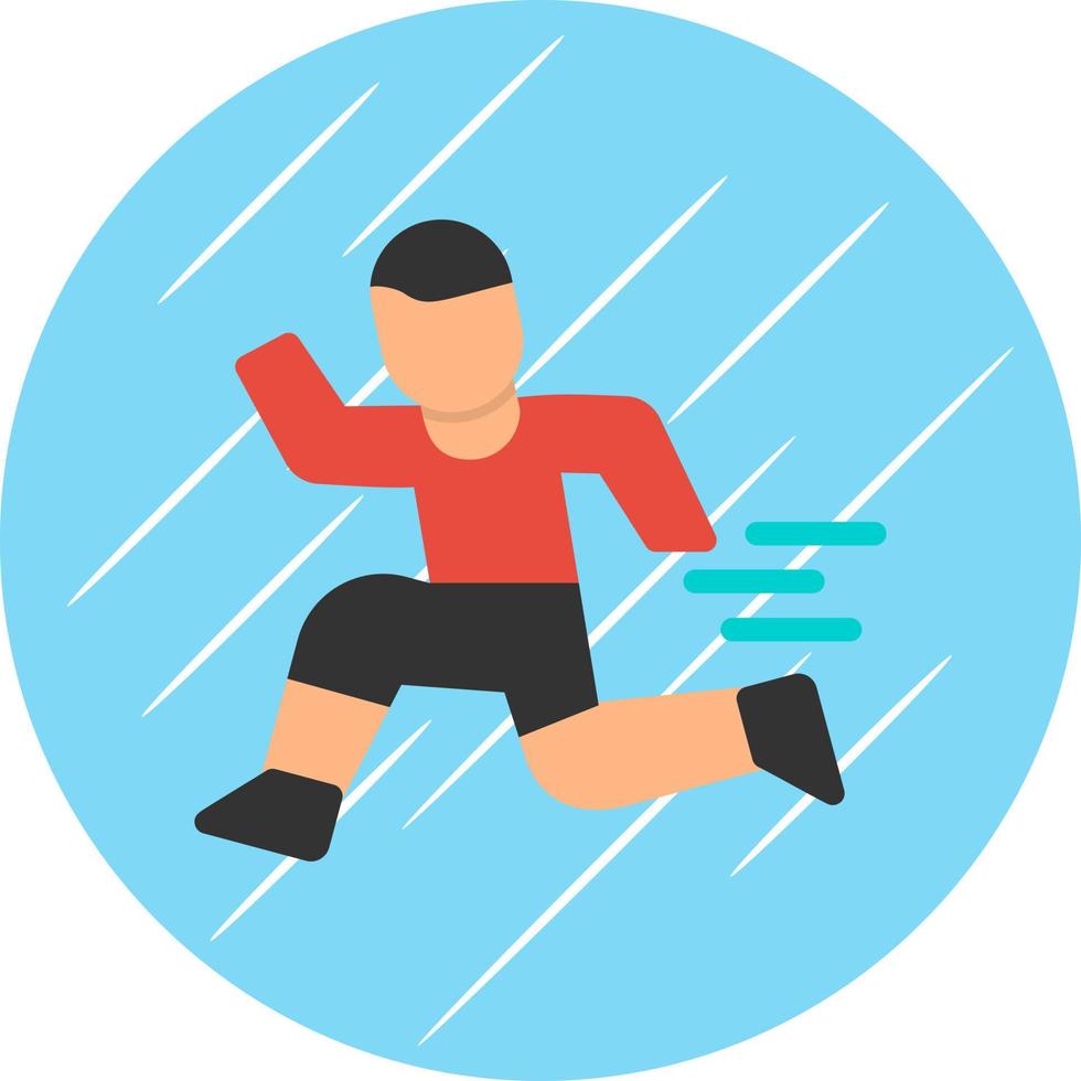 diseño de icono de vector de atletismo