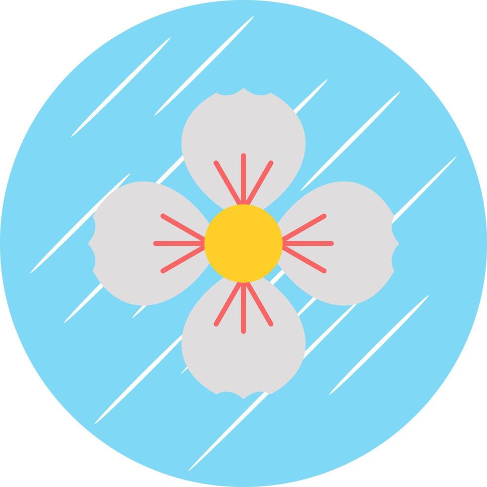 diseño de icono de vector de flores de fresa