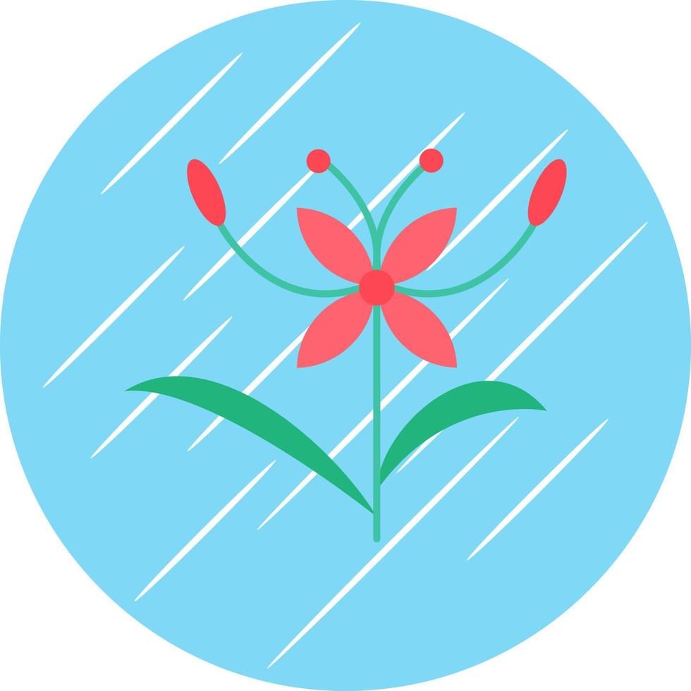 diseño de icono de vector de ixora