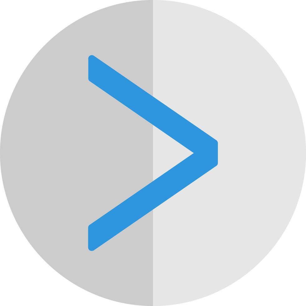 Angle Right Vector Icon Design