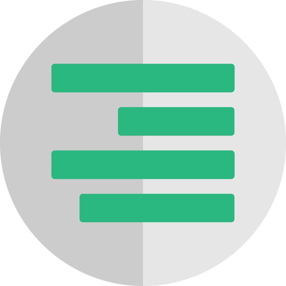 Align Left Vector Icon Design