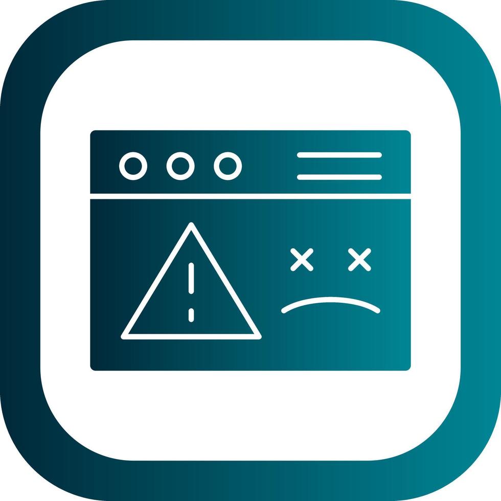 Website Dead Vector Icon Design