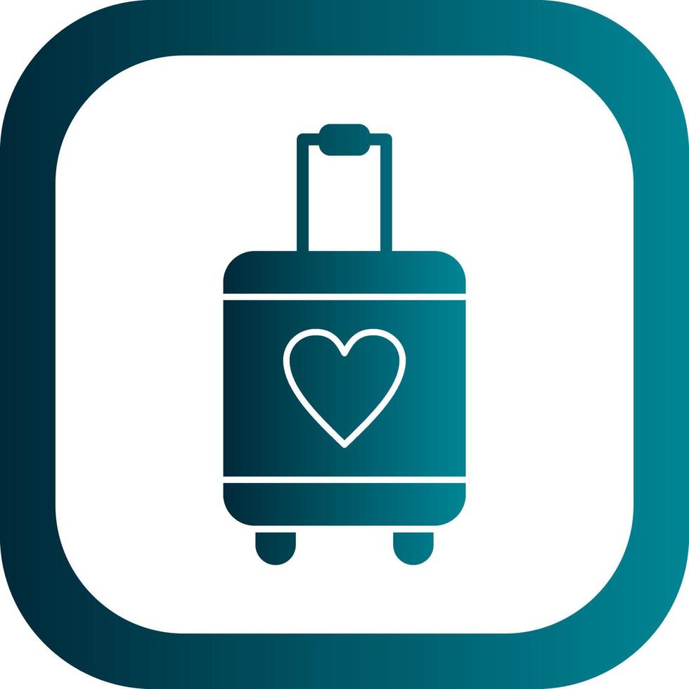 Suitcase Vector Icon Design