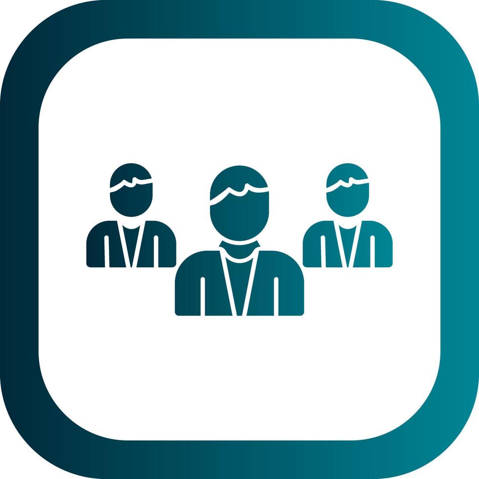 Community Work Vector Icon Design