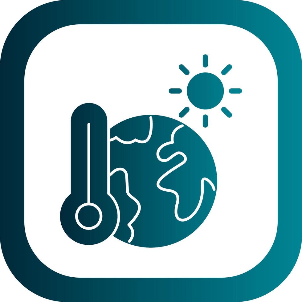 Global Warming Vector Icon Design