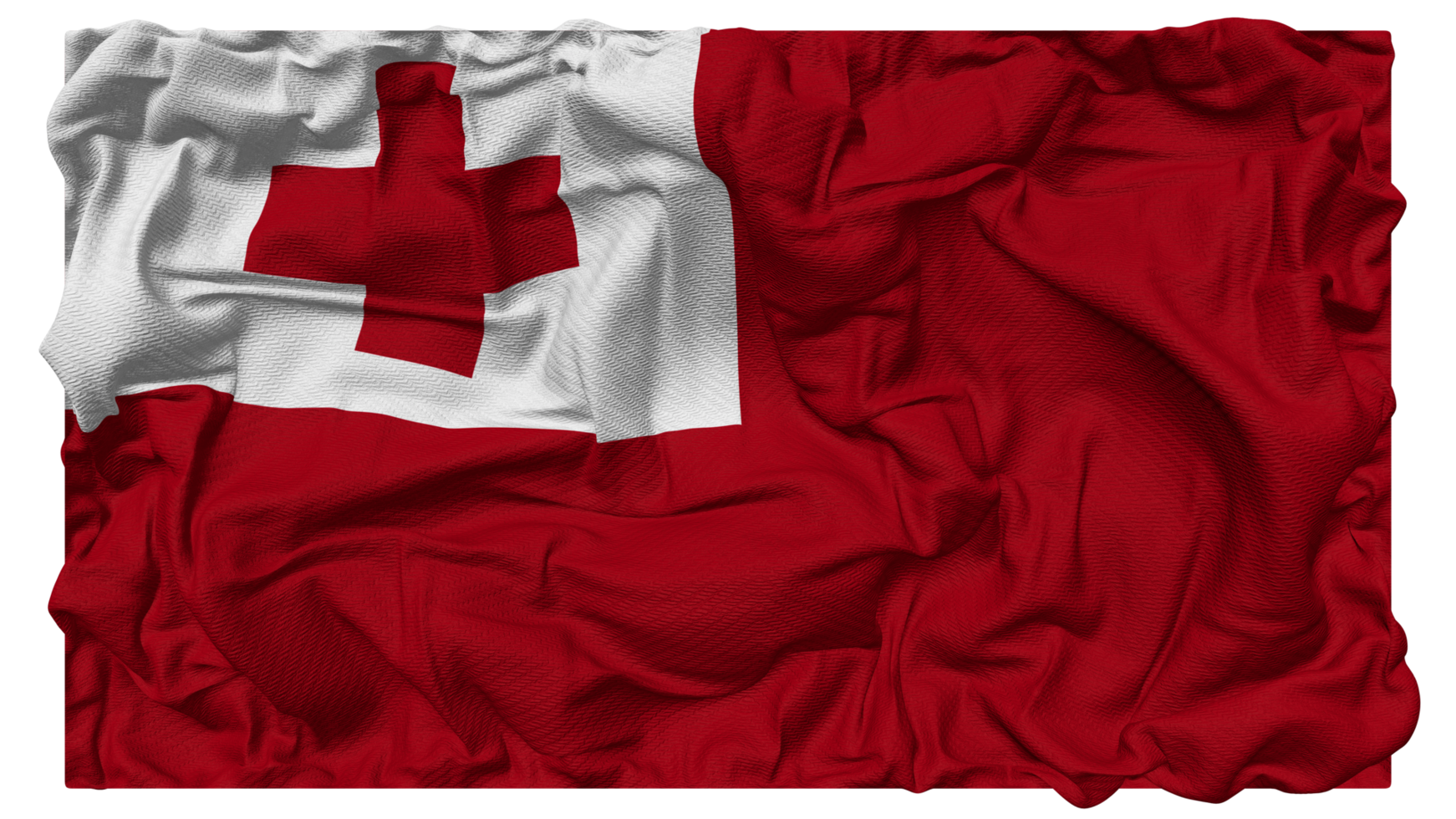 Tonga Flag Waves with Realistic Bump Texture, Flag Background, 3D Rendering png