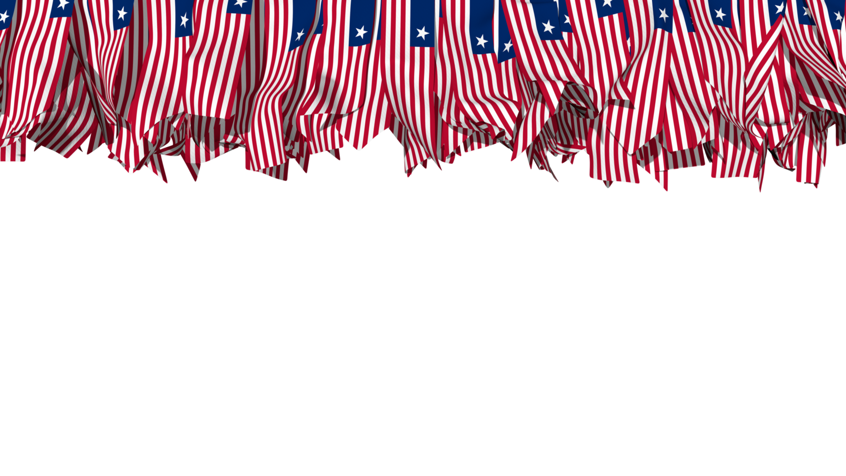 Liberia Flag Different Shapes of Cloth Stripe Hanging From Top, Independence Day, 3D Rendering png