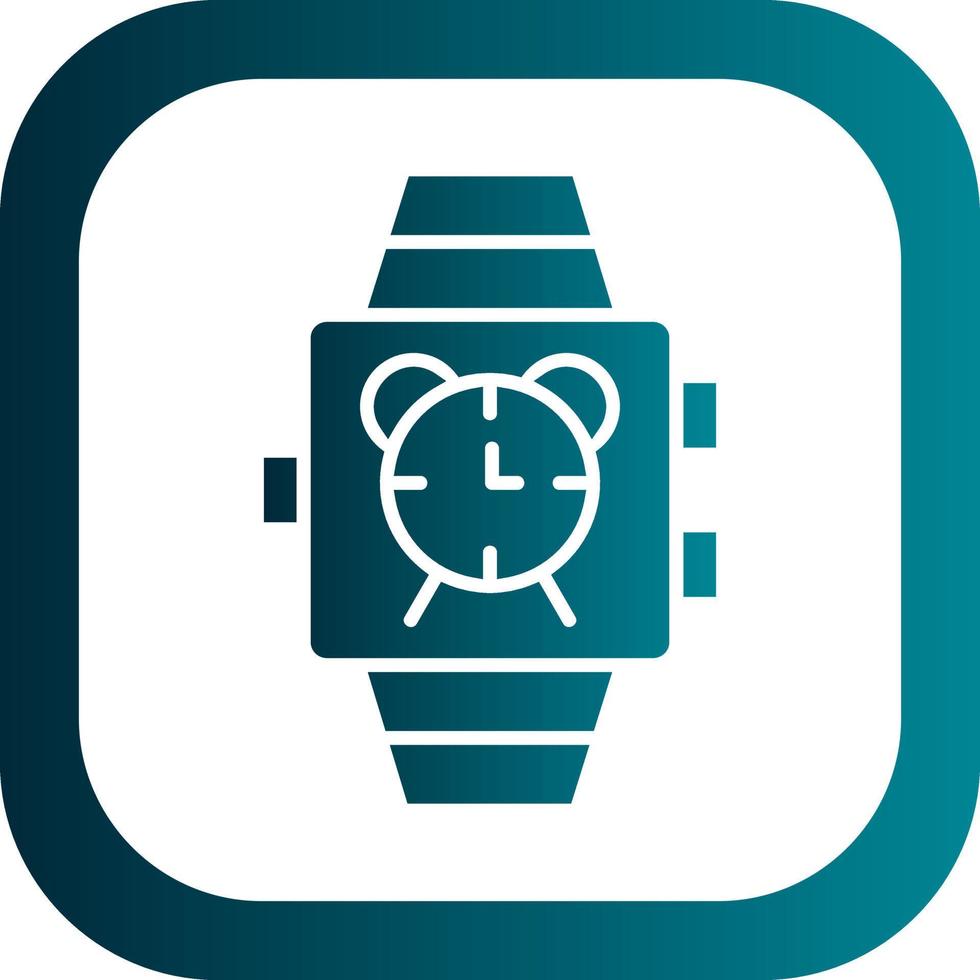 diseño de icono de vector de alarma de reloj inteligente