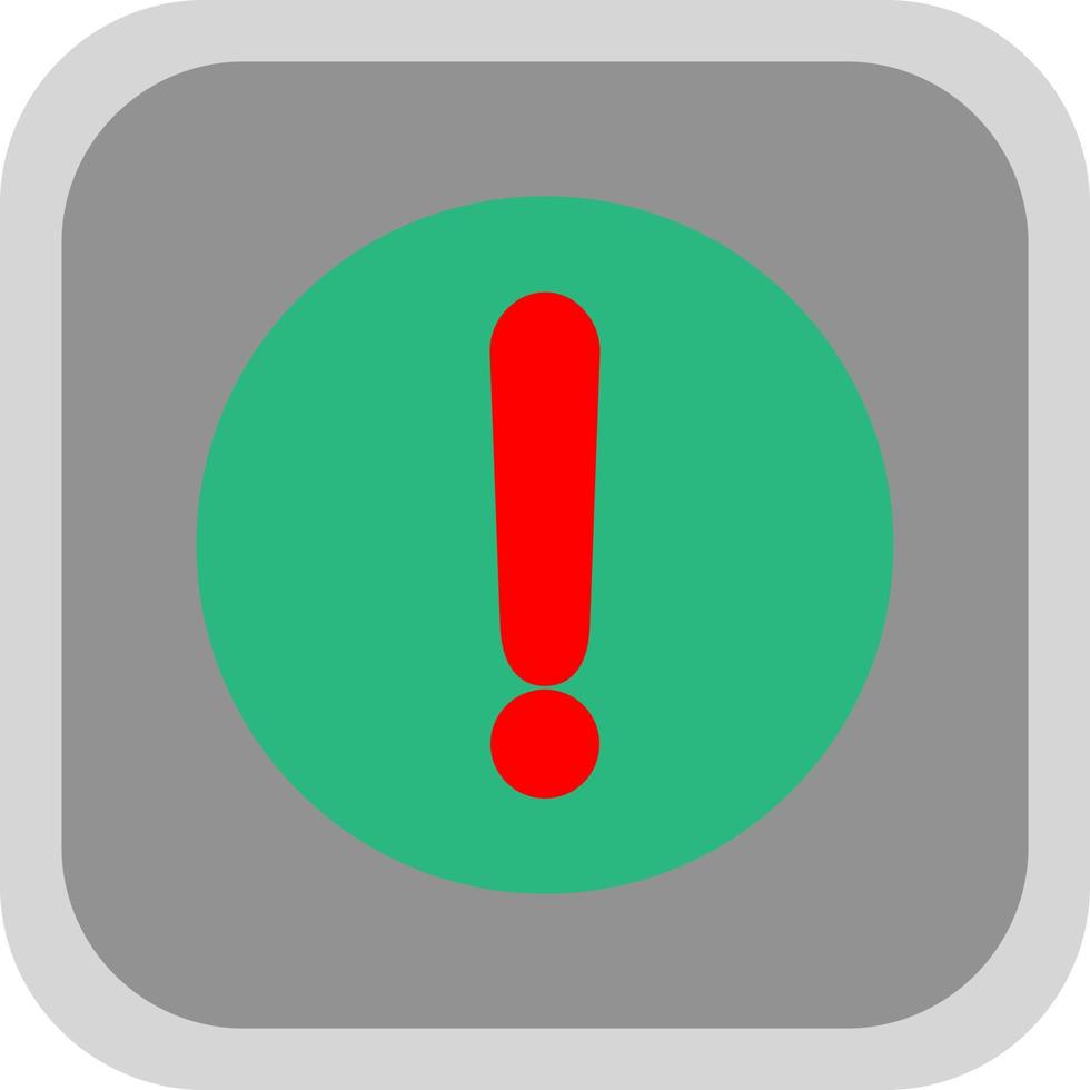 Exclamation Circle Vector Icon Design