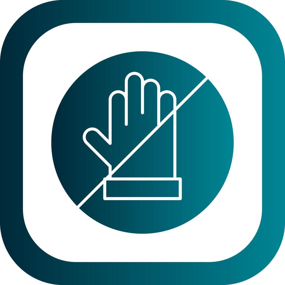Hand Off Vector Icon Design