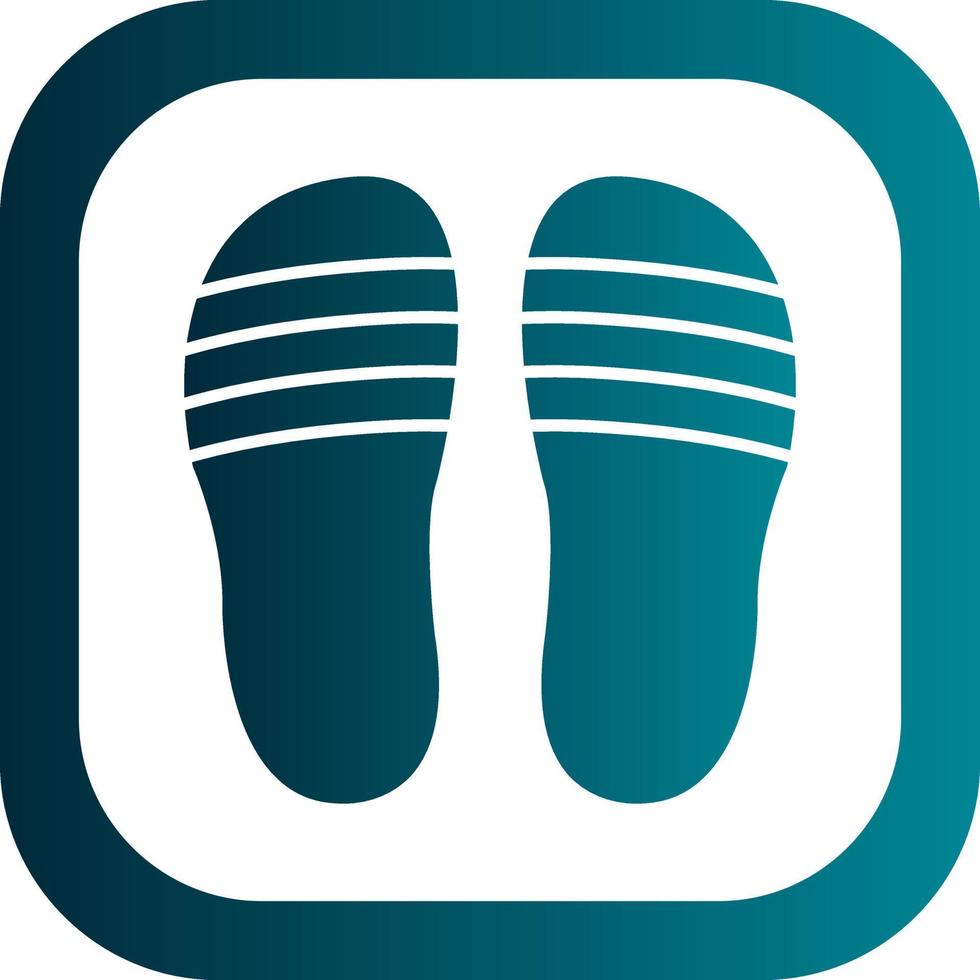 Flip Flop Vector Icon Design