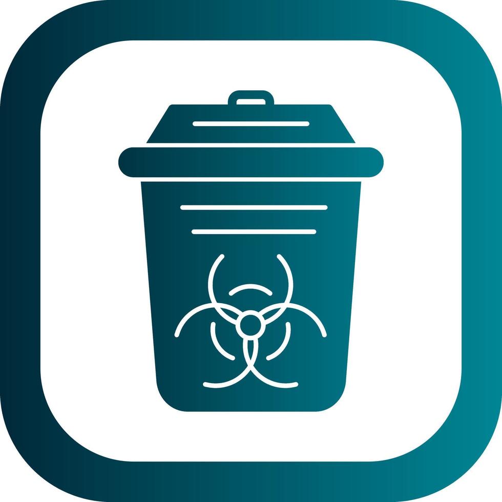 Toxic Waste Vector Icon Design