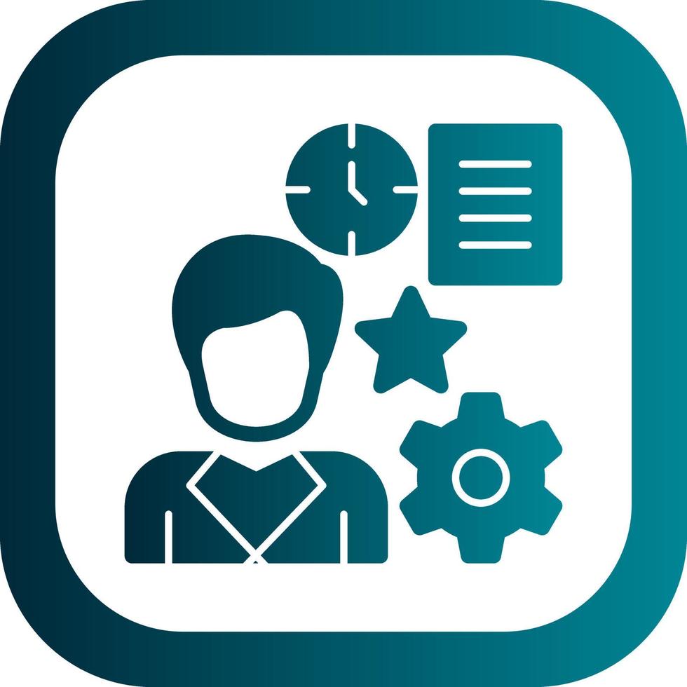 Product Manager Vector Icon Design