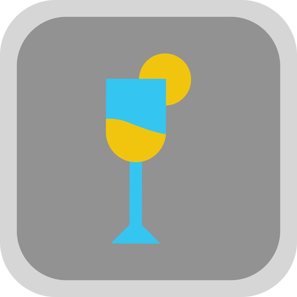 Glass Martini Vector Icon Design