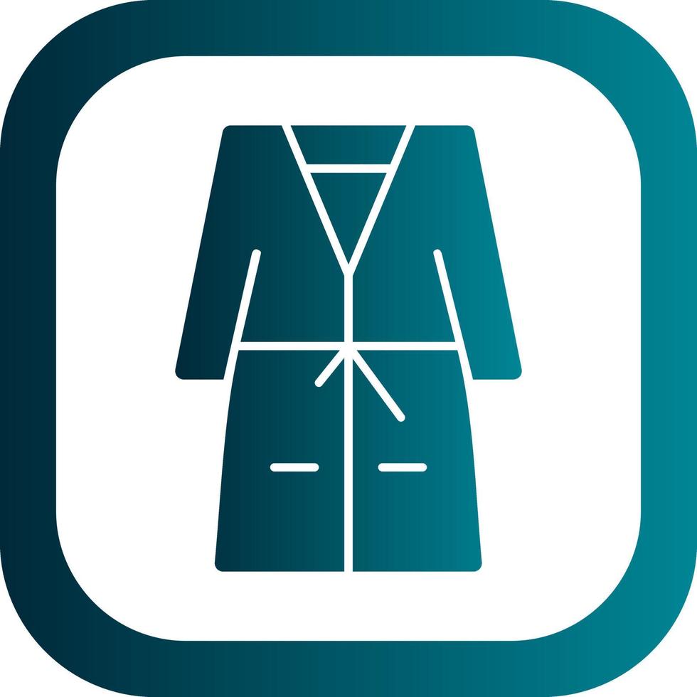 Bath Robe Vector Icon Design