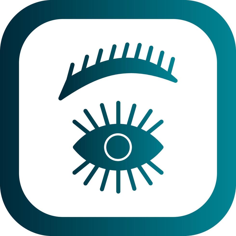Eyebrow Vector Icon Design