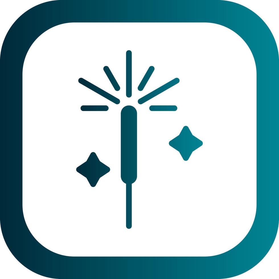Sparkler Vector Icon Design
