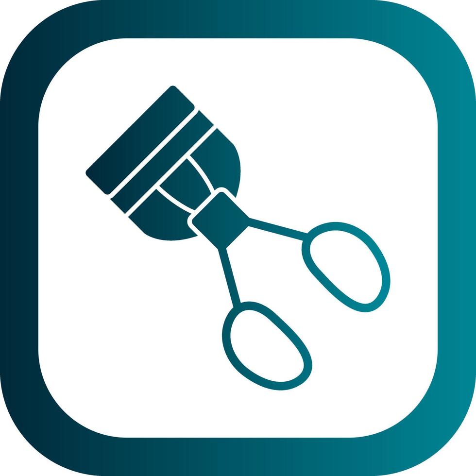 Eyelash Curler Vector Icon Design