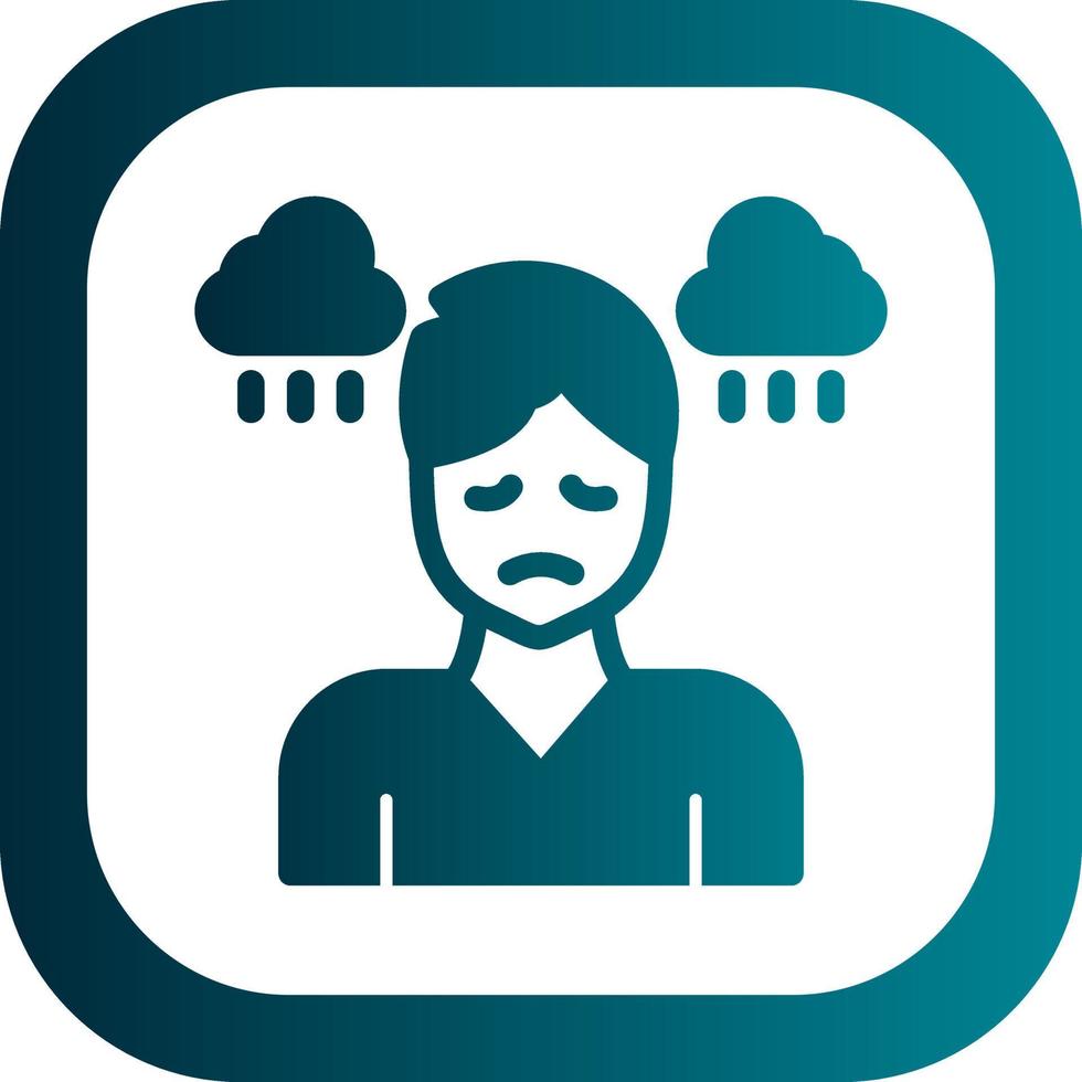 Depression Vector Icon Design