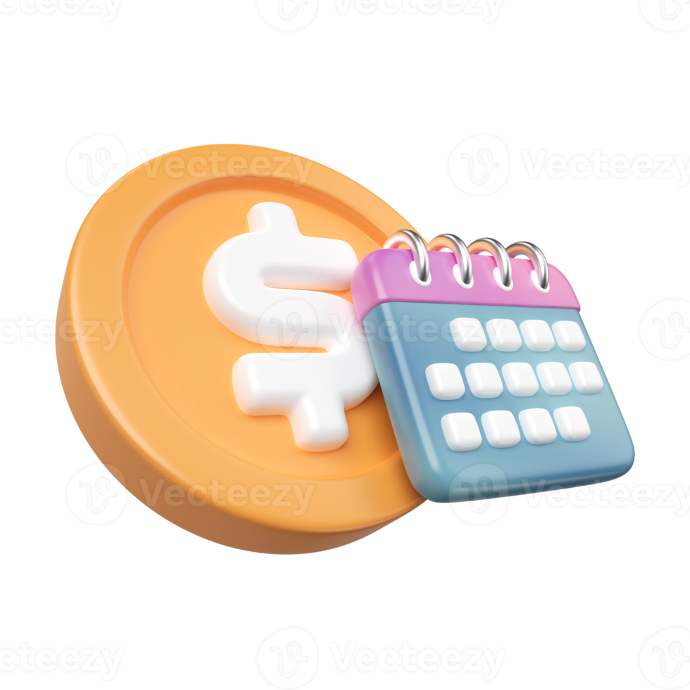 Instalment 3D Illustration Icon png