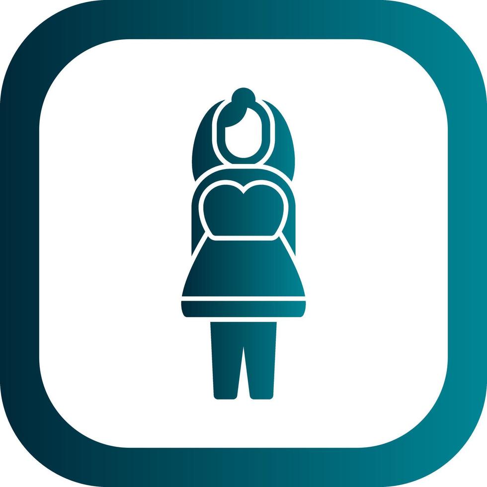 Bride Vector Icon Design