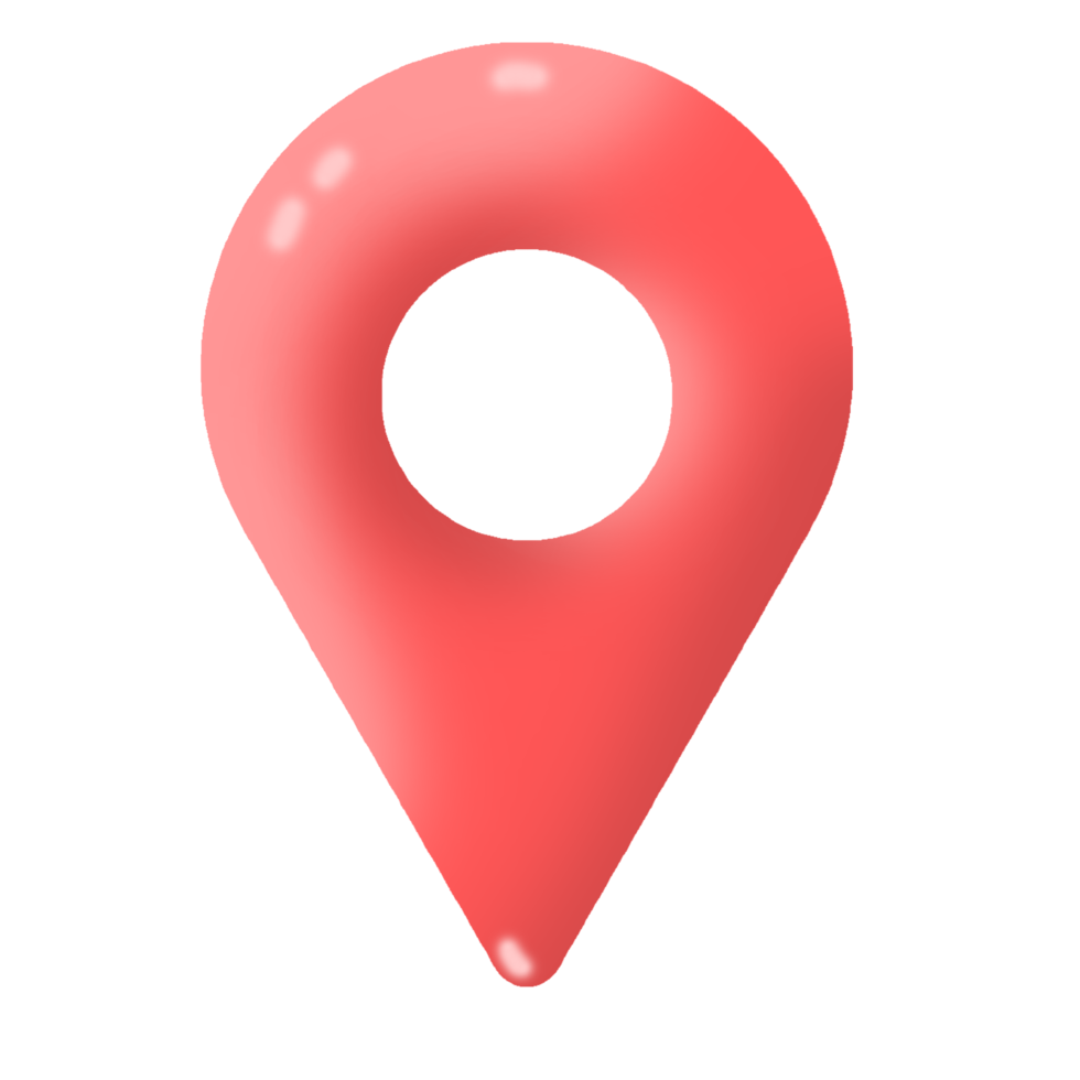 Location icon 3D illustration png