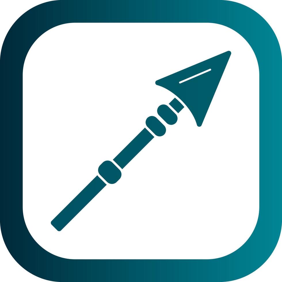Spear Vector Icon Design