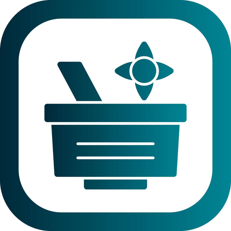 Spa Bowl Vector Icon Design