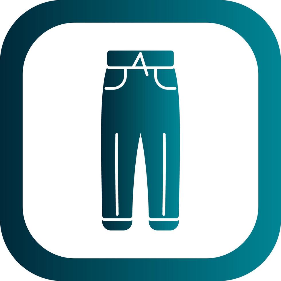 diseño de icono de vector de pantalones de negocios