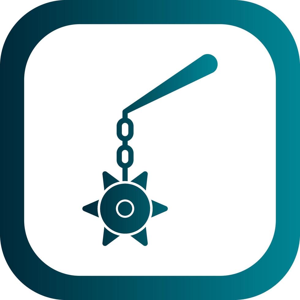 Mace Vector Icon Design