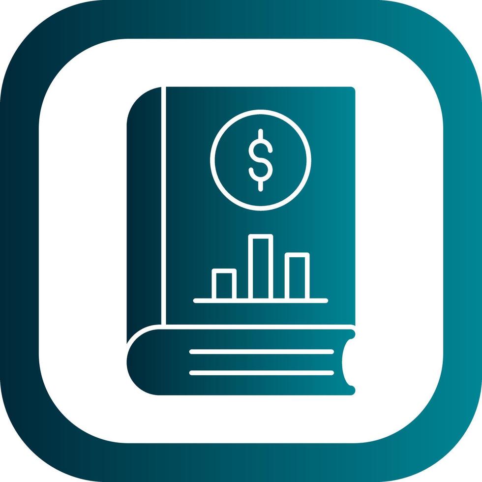 Accounting Book Vector Icon Design