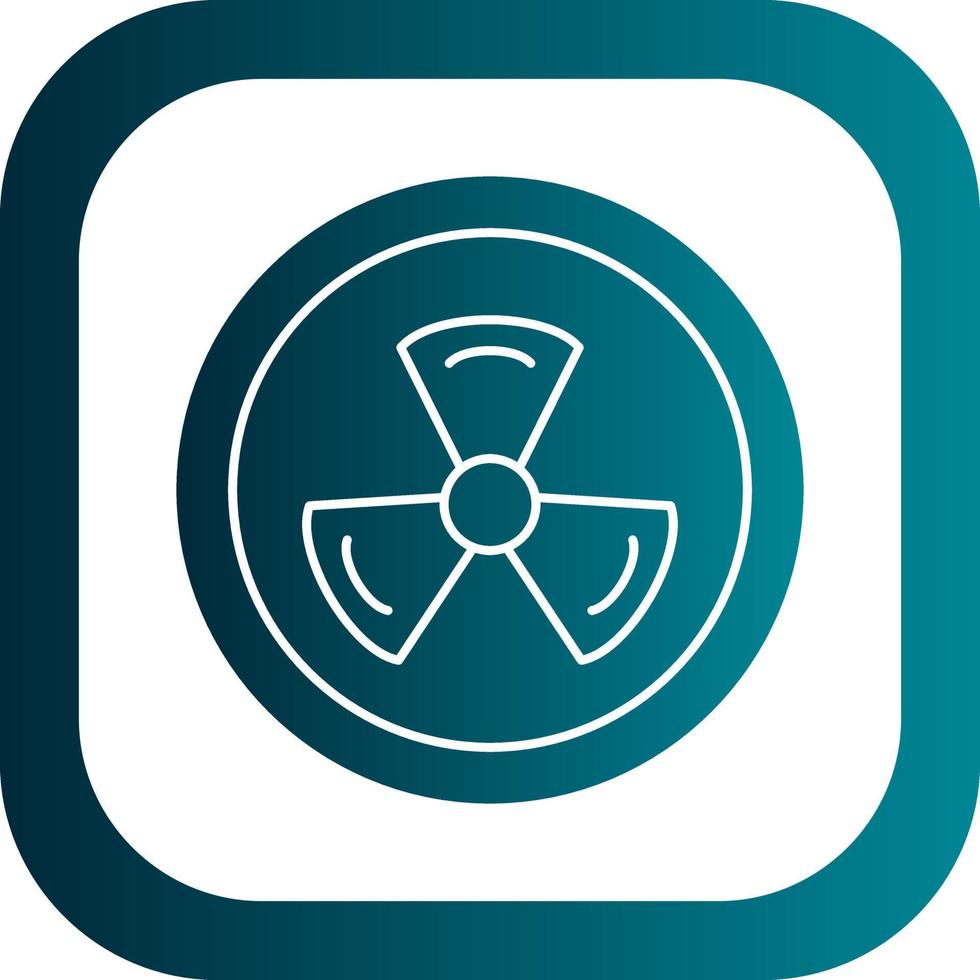 Radiation Vector Icon Design