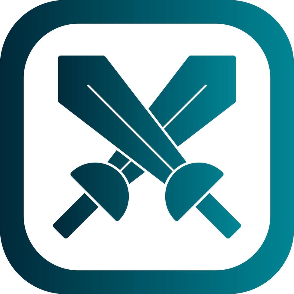 Swords Vector Icon Design