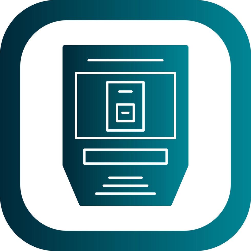 Pulse Meter Vector Icon Design
