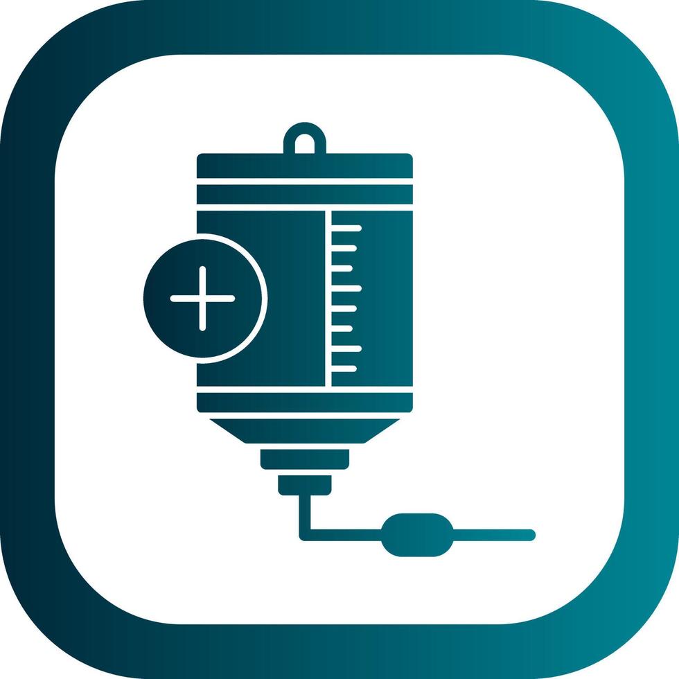 Blood Bag Vector Icon Design