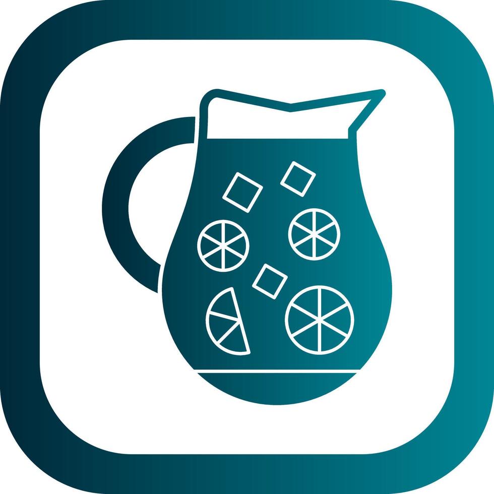 Lemonade Jug Vector Icon Design