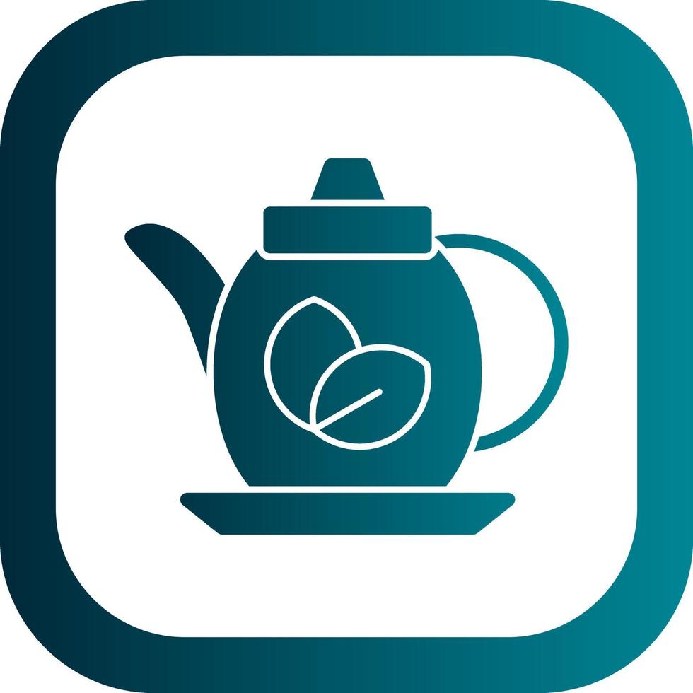 Teapot Vector Icon Design