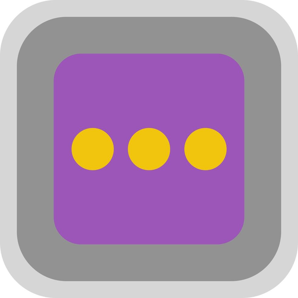 Ellipsis H Vector Icon Design