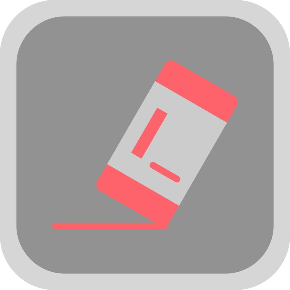 Eraser Vector Icon Design