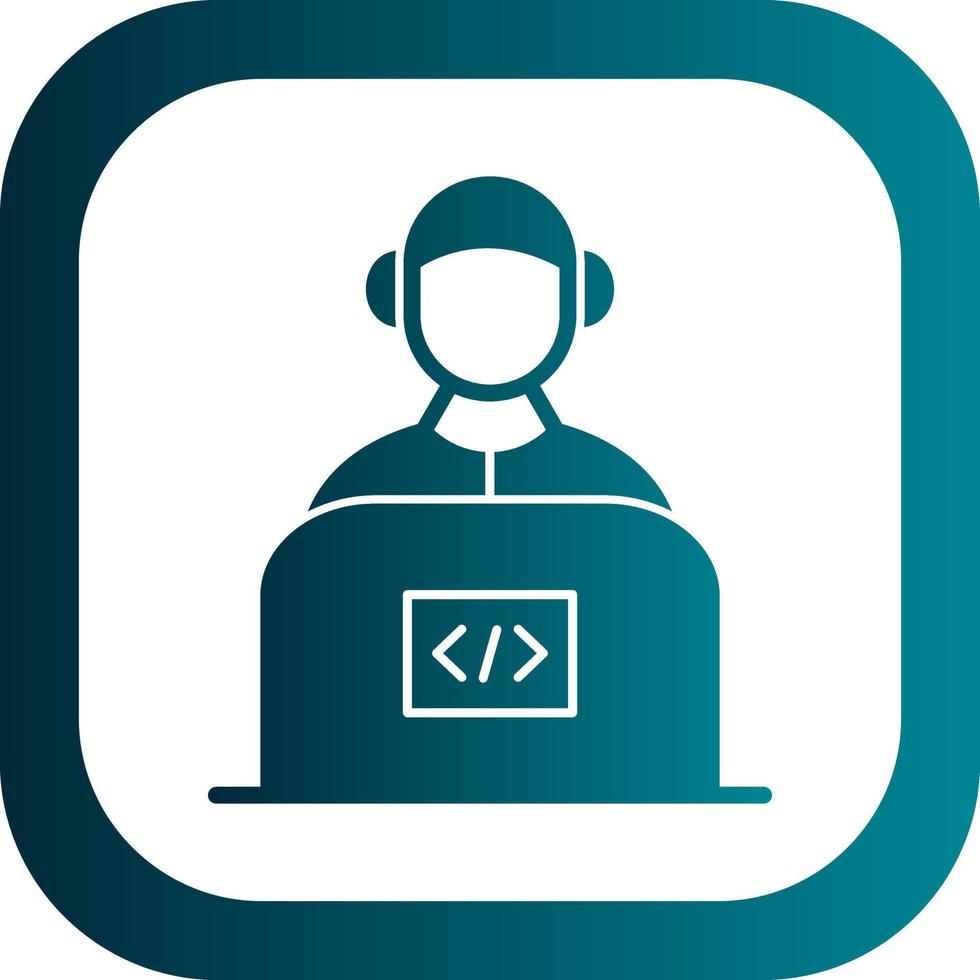 Senior Developer Vector Icon Design