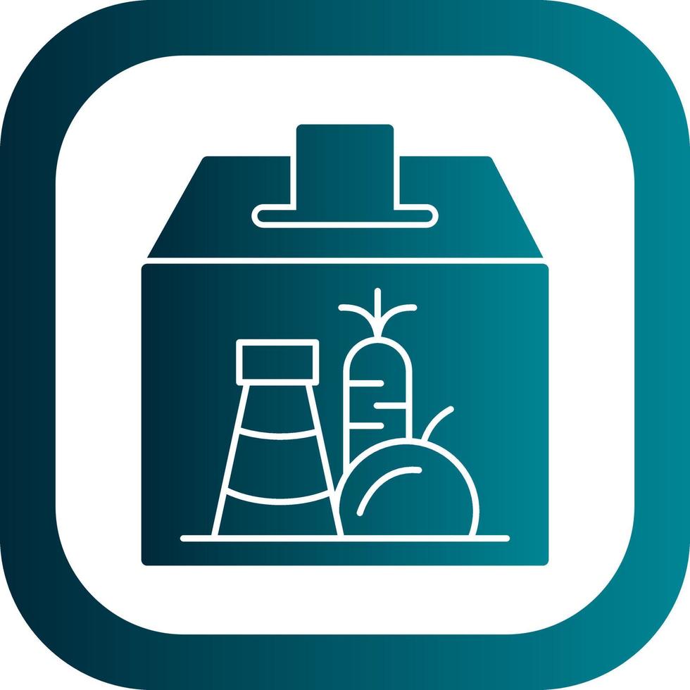 Food Donation Vector Icon Design