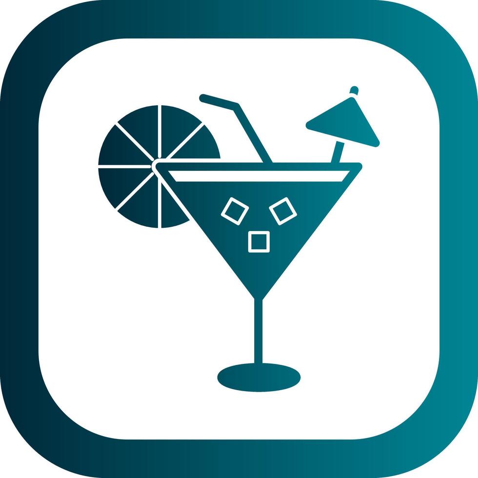 Cocktail Vector Icon Design