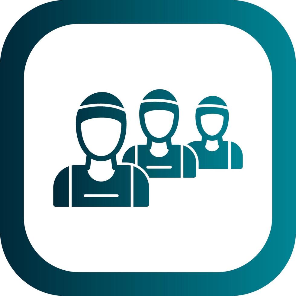 Patients Waiting Vector Icon Design