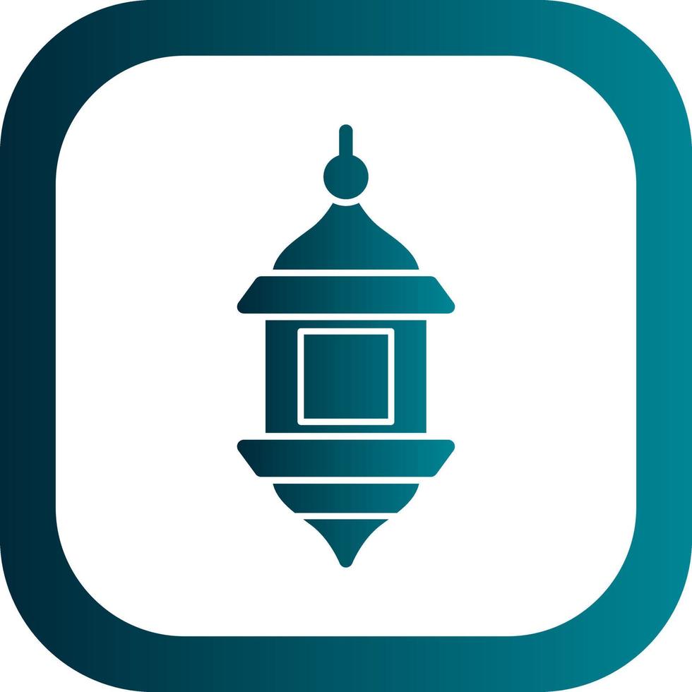 Arabic Lamp Vector Icon Design