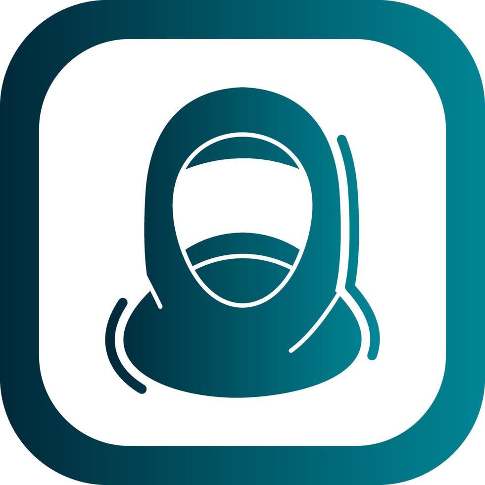 Hijab Vector Icon Design