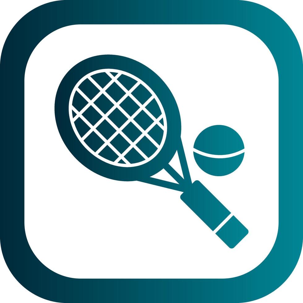 diseño de icono de vector de tenis