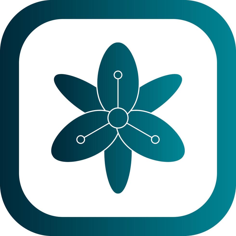 Tiger Lily Vector Icon Design